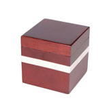 古德轩 SH1206 单格带盖茶包盒(红木色)